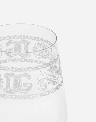 Dolce & Gabbana Bicchiere Vino Rosso In Multicolor