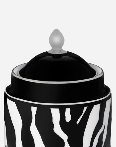 Dolce & Gabbana Porcelain Sugar Bowl In Multicolor
