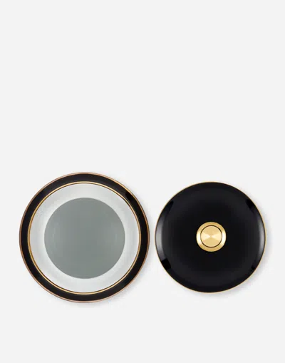 Dolce & Gabbana Porcelain Sugar Bowl In Multicolor