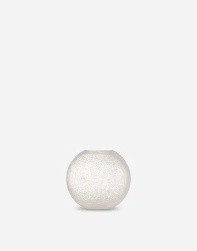 Dolce & Gabbana Small Murano Glass Vase In Multicolor