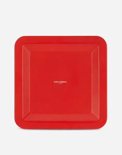 Dolce & Gabbana Wooden Tray Medium Multicolor Unisex Onesize In Multicolor
