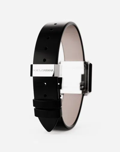 Dolce & Gabbana Sofia Steel Watch With Colorless Diamonds Black Female Onesize In Black