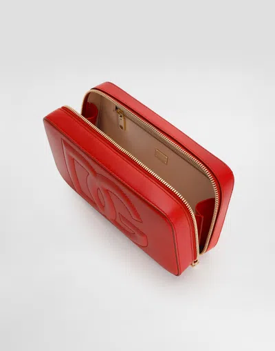 Dolce & Gabbana Logo-embossed Small Camera Bag In Red
