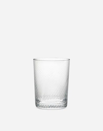 Dolce & Gabbana Set 2 Hand-blown Murano Beverage Glasses In Multicolor