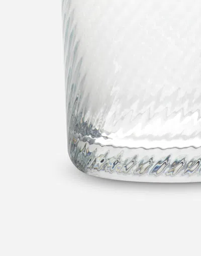 Dolce & Gabbana Set 2 Hand-blown Murano Beverage Glasses In Multicolor