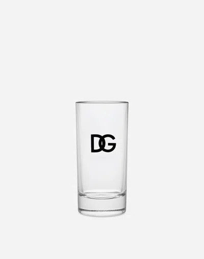 Dolce & Gabbana Set 2 Beverage Glasses In Multicolor