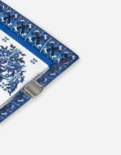 Dolce & Gabbana Porcelain Ashtray In Multicolor
