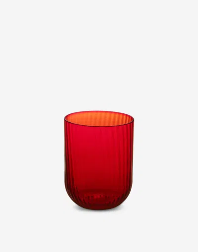 Dolce & Gabbana Hand-blown Murano Beverage Glasses Set 2 In Multicolor