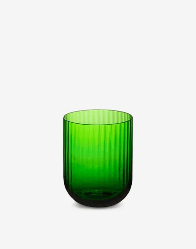 Dolce & Gabbana Hand-blown Murano Beverage Glasses Set 2 In Multicolor