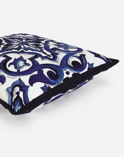 Dolce & Gabbana Small Canvas Cushion In Multicolor