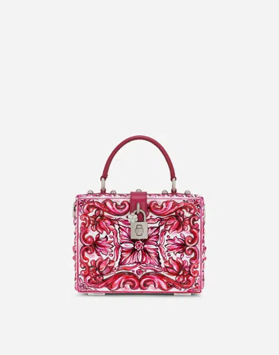 Dolce & Gabbana Dolce Box Handbag In Multicolor