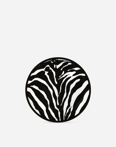 Dolce & Gabbana Set 2 Porcelain Soup Plates In Multicolor