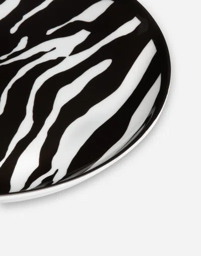 Dolce & Gabbana Set 2 Porcelain Soup Plates In Multicolor