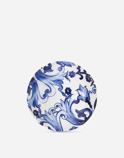 Dolce & Gabbana Set 2 Porcelain Soup Plates In Multicolor