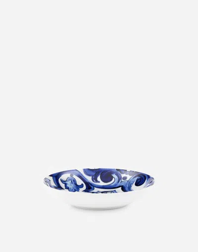 Dolce & Gabbana Set 2 Porcelain Soup Plates Multicolor Unisex Onesize In Multicolor