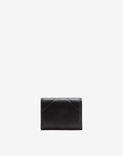 Dolce & Gabbana Devotion Small Continental Wallet In Black