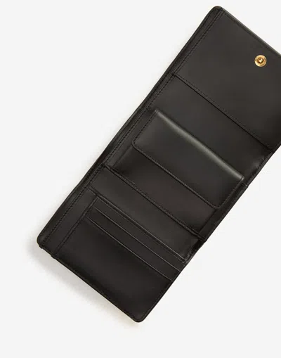 Dolce & Gabbana Devotion Small Continental Wallet In Black