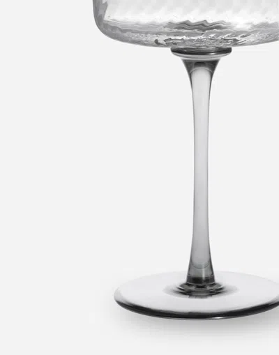 Dolce & Gabbana Hand-blown Murano Champagne Coupe In Multicolor