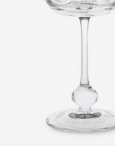 Dolce & Gabbana Bicchiere Champagne In Multicolor