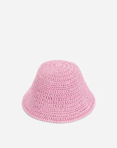 Dolce & Gabbana Cappello In Maglia In Multicolor