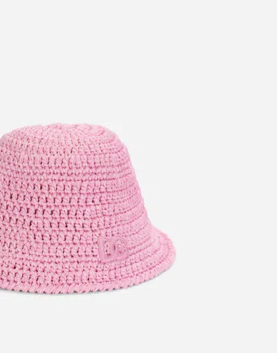 Dolce & Gabbana Cappello In Maglia In Multicolor