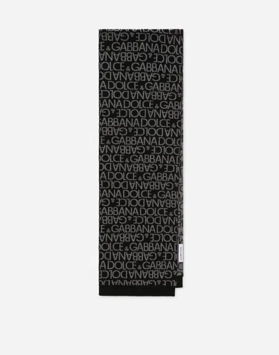 Dolce & Gabbana Jacquard Knit Scarf In Multicolor