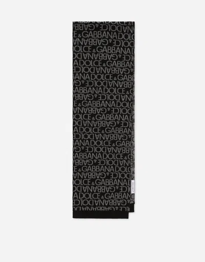 Dolce & Gabbana Jacquard Knit Scarf In Multicolor