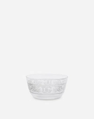 Dolce & Gabbana Set 2 Ice Cream Bowls In Multicolor