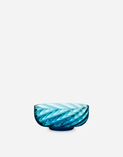 Dolce & Gabbana Set 2 Hand-blown Murano Glass Ice Cream Bowls In Multicolor