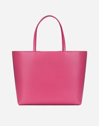 Dolce & Gabbana Dg Logo Medium Shopping Bag In Lilac