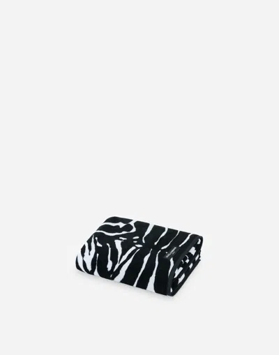 Dolce & Gabbana Terry Cotton Hand Towel In Multicolor