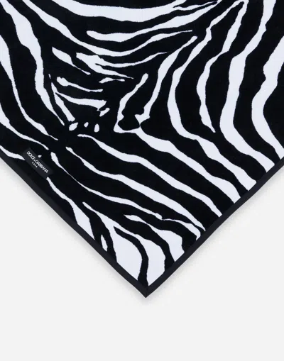 Dolce & Gabbana Terry Cotton Hand Towel In Multicolor