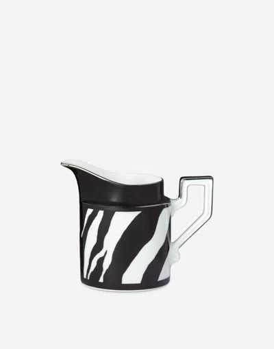 Dolce & Gabbana Porcelain Creamer In Multicolor