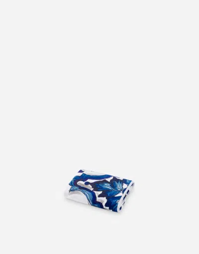 Dolce & Gabbana Terry Cotton Guest Towel In Multicolor