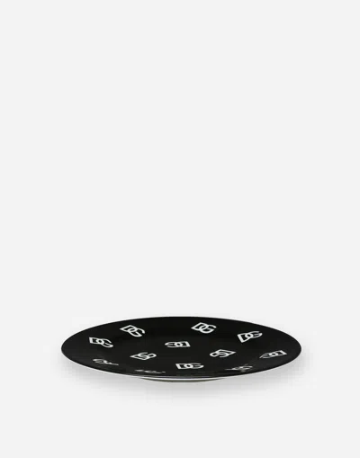Dolce & Gabbana Set 2 Porcelain Dinner Plates In Multicolor