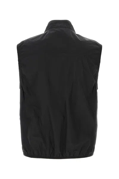 Shop Moncler Jackets And Vests In Black