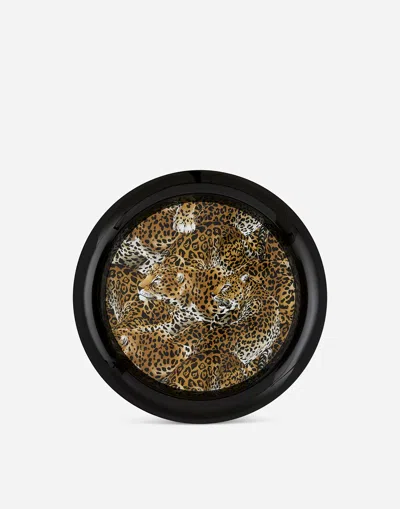Dolce & Gabbana Metal Tray In Multicolor
