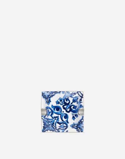 Dolce & Gabbana Posacenere 10x10 In Multicolor