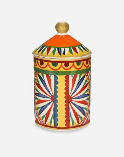 Dolce & Gabbana Porcelain Scented Candle – Wild Jasmine In Multicolor
