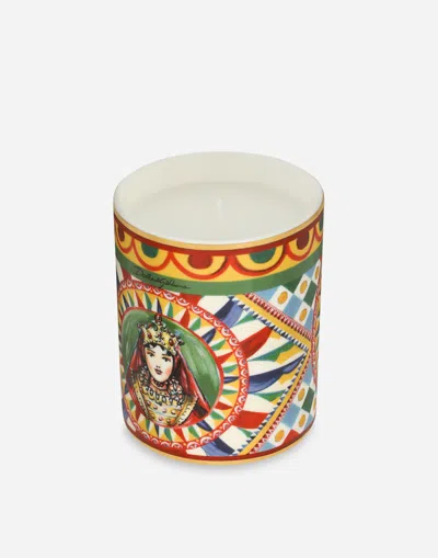 Dolce & Gabbana Porcelain Scented Candle – Wild Jasmine In Multicolor