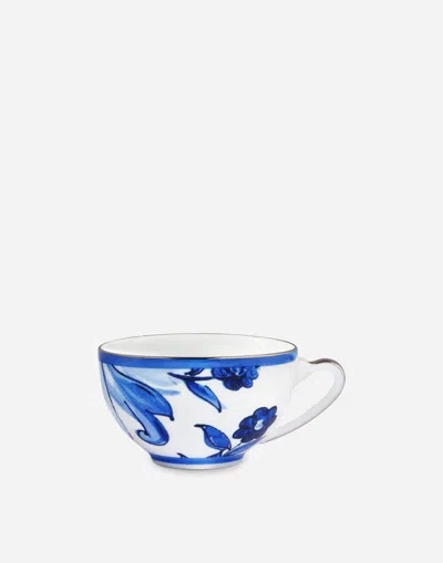 Dolce & Gabbana Porcelain Tea Set In Multicolor