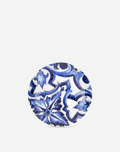 Dolce & Gabbana Set 2 Porcelain Dessert Plates Multicolor Unisex Onesize In Multicolor