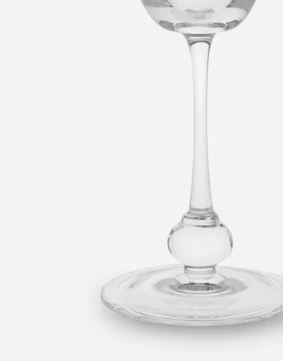 Dolce & Gabbana Logo-embossed Martini Glass In Multicolor