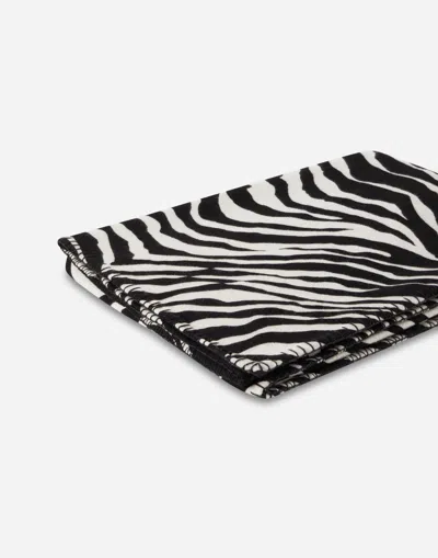 Dolce & Gabbana Wool And Silk Blanket In Multicolor