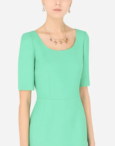 Dolce & Gabbana Charm A Lettering 18-carat Yellow Gold And Multicolored Gems In Gold