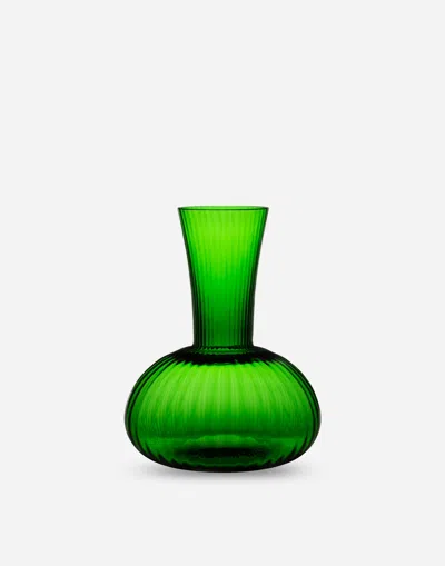 Dolce & Gabbana Wine Pitcher In Murano Glass In Multicolor