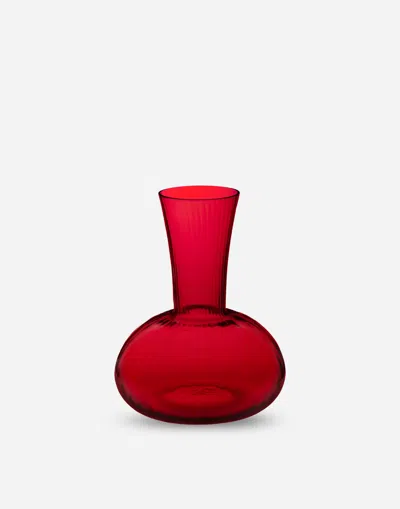 Dolce & Gabbana Wine Pitcher In Murano Glass In Multicolor