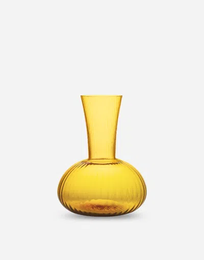 Dolce & Gabbana Wine Pitcher In Murano Glass Multicolor Unisex Onesize In Multicolor