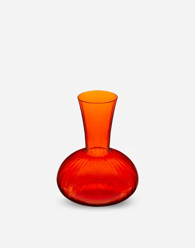 Dolce & Gabbana Wine Pitcher In Murano Glass In Multicolor
