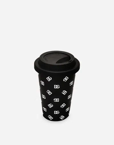 Dolce & Gabbana Ceramic Office Mug In Multicolor